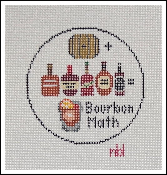 Needlepoint by Laura Bourbon Math Round