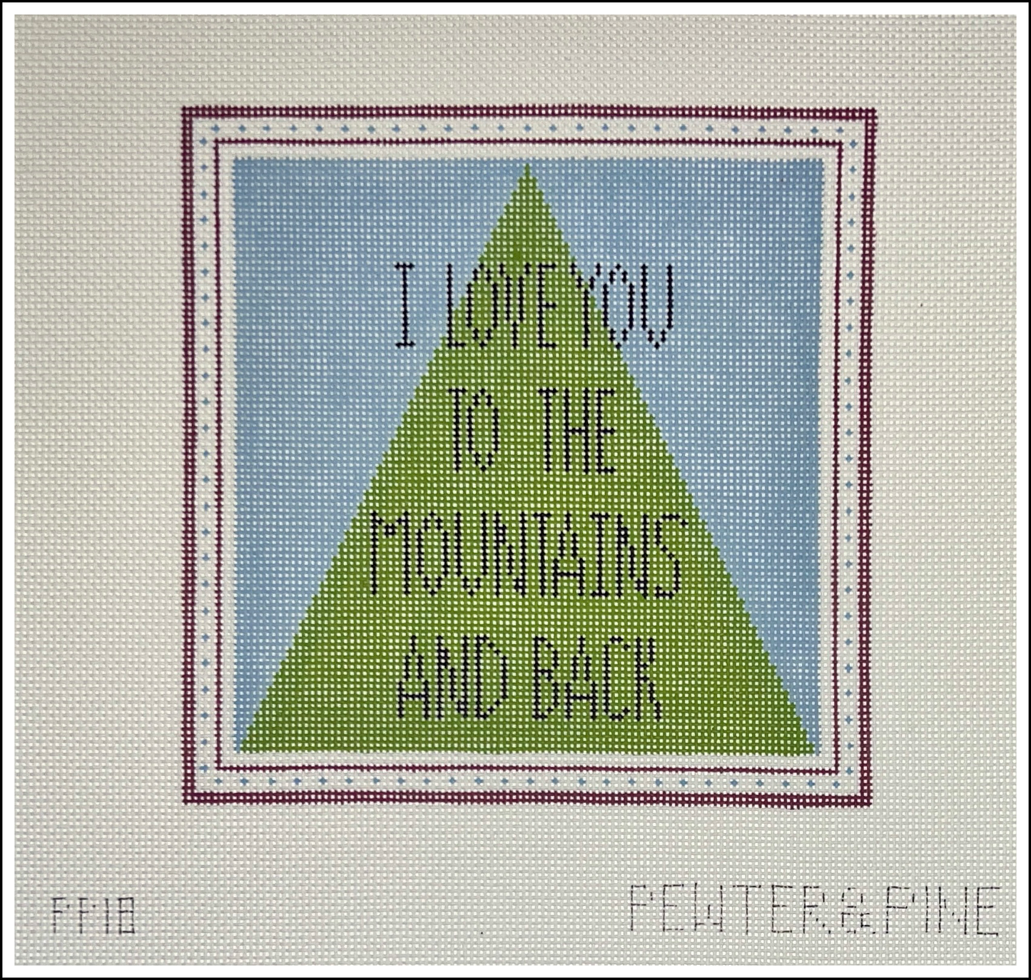 Pewter & Pine I love you to the mountains and back