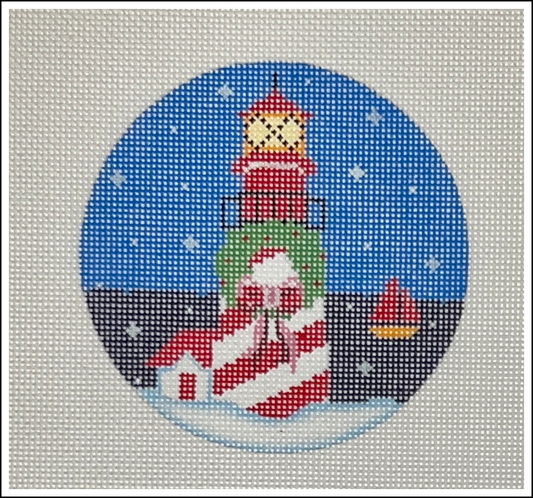 Lighthouse Christmas Round by Pepperberry Designs