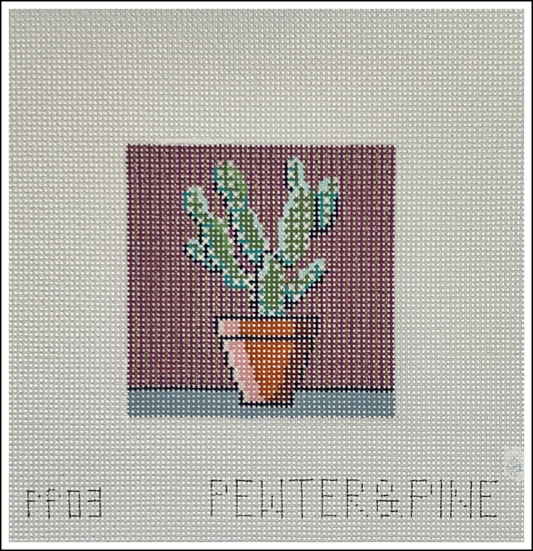 Pewter & Pine Cactus Square