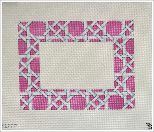 Pink Caning Pattern Frame