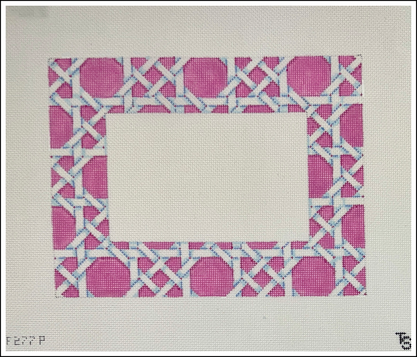 Pink Caning Pattern Frame